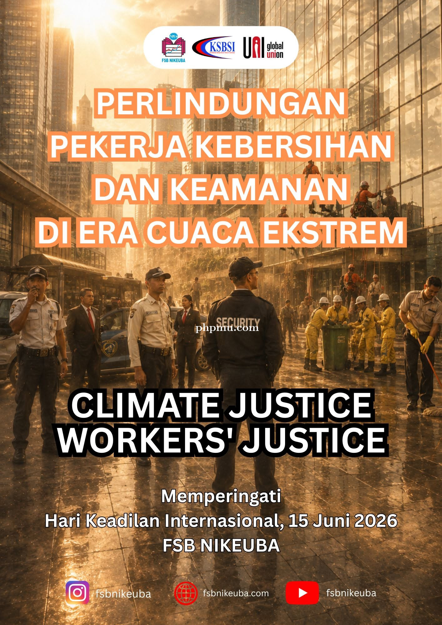 Perlindungan Pekerja Kebersihan dan Keamanan di Era Cuaca Ekstrem